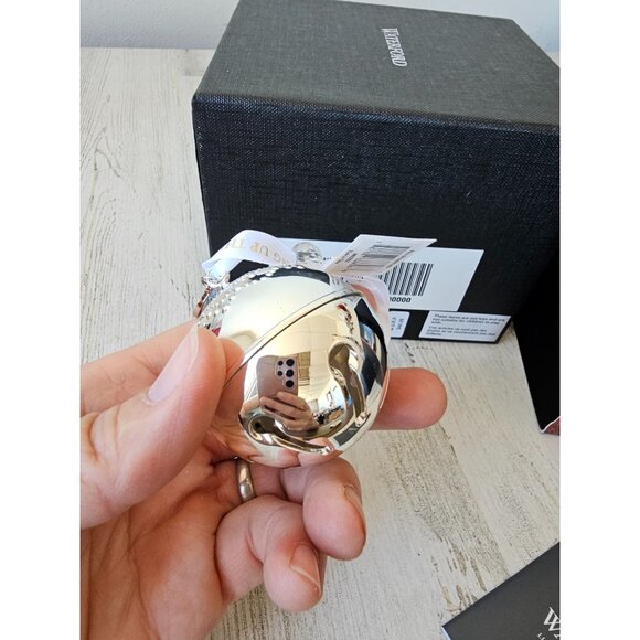 Waterford Bell ornament 2018 silver lighting up season‎ RARE 40032351 Xmas tree - Picture 6 of 6